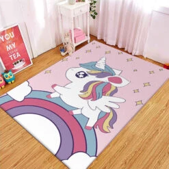 Rainbow Unicorn Carpet