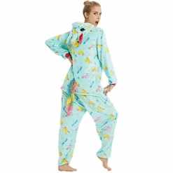 Green Unicorn Costume Onesie For Women