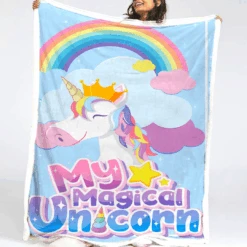 Magical Unicorn Fleece Blanket