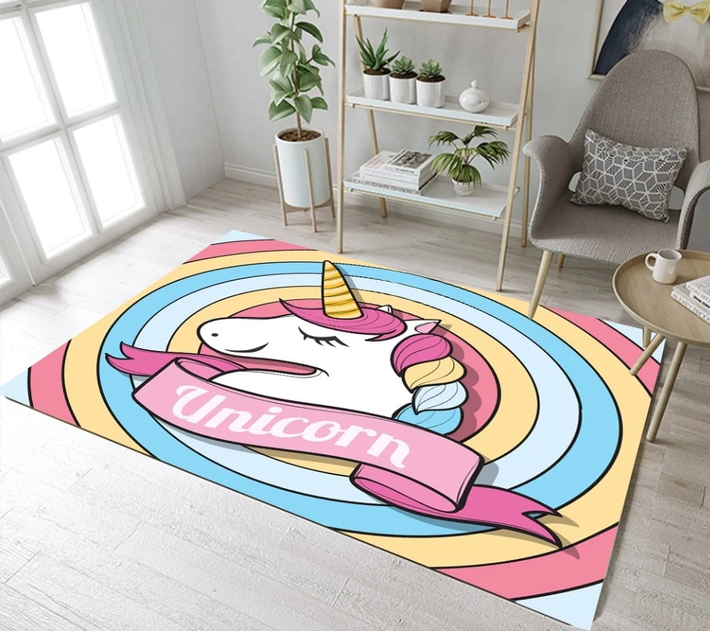 Unicorn Rainbow Rugs And Carpets 4 Unicorn Rainbow Rugs And Carpets - Image 2