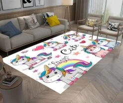 Cartoon Unicorn Rugs And Carpets For Kids -Unicorn Fashion 80940 gusnd3