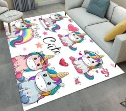 Cartoon Unicorn Rugs And Carpets For Kids -Unicorn Fashion 80940 vc27rb
