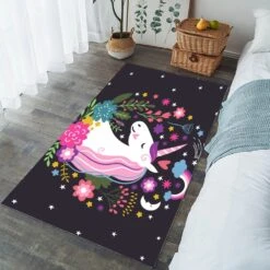 Neon Unicorn Large Carpets For Living Room -Unicorn Fashion 83096 k2qvlp