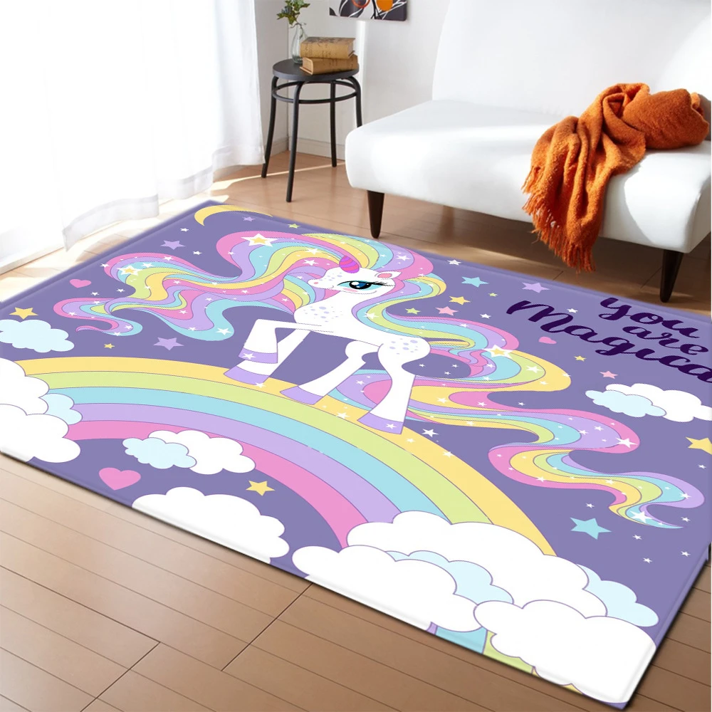 Rainbow Unicorn Rugs For Bedroom 3 Rainbow Unicorn Rugs For Bedroom