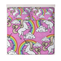 Rainbow Unicorn Fitted Sheets 17 Rainbow Unicorn Fitted Sheets -Unicorn Fashion 83211 apurov 1