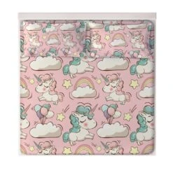 Flowers Unicorn Fitted Sheets -Unicorn Fashion 83211 nws6rn