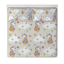 Unicorn Dreaming Fitted Sheets -Unicorn Fashion 83411 nm9cex