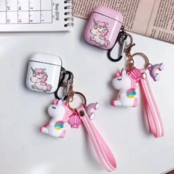 Unicorn Airpods Cases With Hanging Ornament