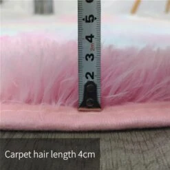 Rainbow Fluffy Tie-dye Rug For Bedroom -Unicorn Fashion 84626 e9vriy