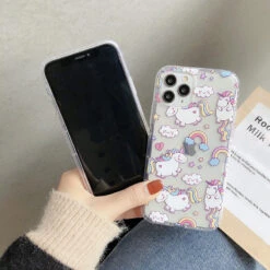 Unicorn And Flamingo Phone Case 13 Unicorn And Flamingo Phone Case -Unicorn Fashion 85224 hv0xlj