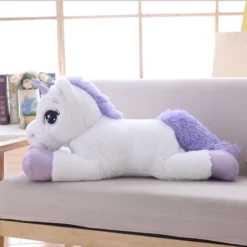 Giant Unicorn Plush Toys -Unicorn Fashion 85cm 100cm White Unicorn Plush Toys Giant Unicorn Stuffed Animal Horse Toy Soft Unicornio Peluche Doll 3