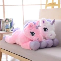 Giant Unicorn Plush Toys -Unicorn Fashion 85cm 100cm White Unicorn Plush Toys Giant Unicorn Stuffed Animal Horse Toy Soft Unicornio Peluche Doll 4
