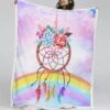 Dream Catcher Unicorn Rainbow Fleece Throw Blanket 1 Dream Catcher Unicorn Rainbow Fleece Throw Blanket -Unicorn Fashion 86149 mfda3u
