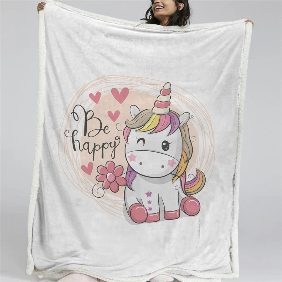 Cute Unicorn Soft Fluffy Blanket 10 Cute Unicorn Soft Fluffy Blanket - Image 8