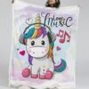 Cute Unicorn Soft Fluffy Blanket -Unicorn Fashion 86169 3fyjqd