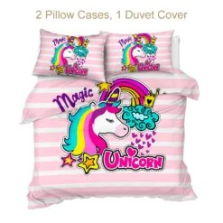 Calorful Magic Unicorn Bedding Set 8 Calorful Magic Unicorn Bedding Set -Unicorn Fashion 86407 norhif