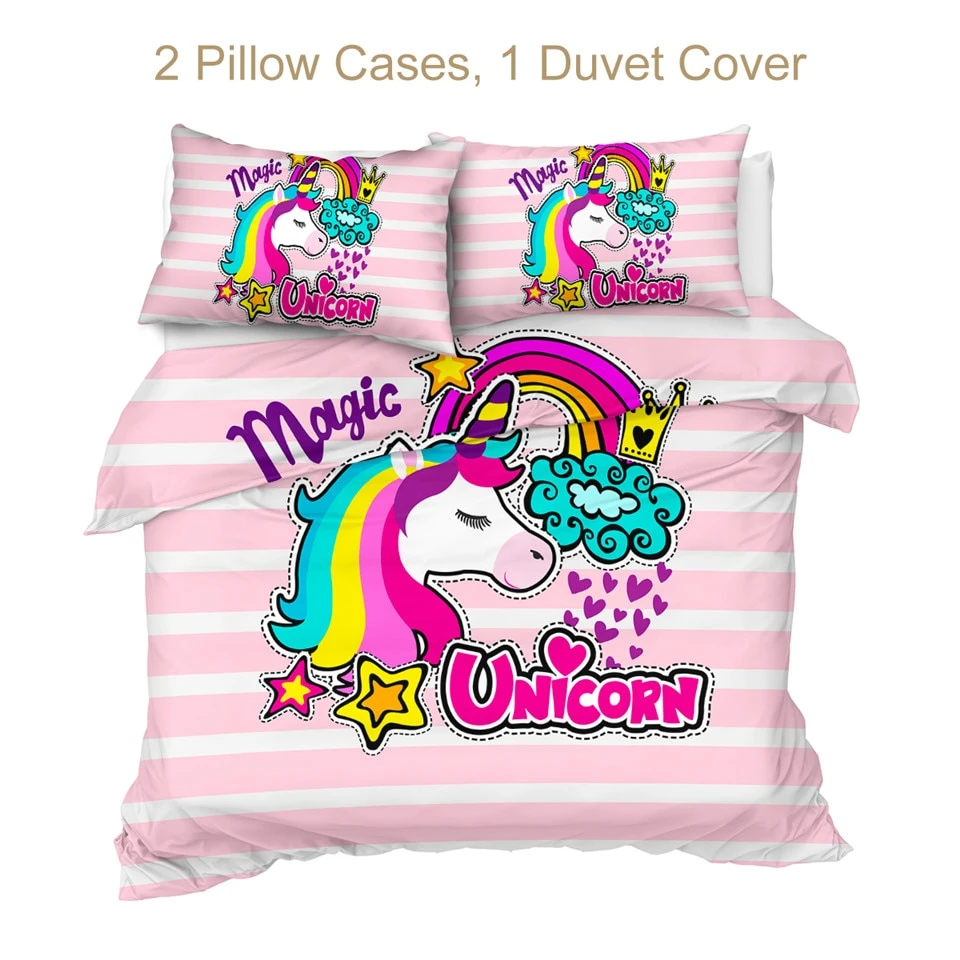 Calorful Magic Unicorn Bedding Set 4 Calorful Magic Unicorn Bedding Set - Image 2