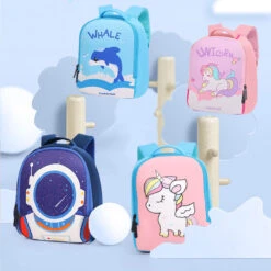 3D Cartoon Waterproof Neoprene School Bag