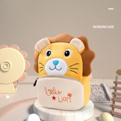 3D Cartoon Animals Plush School Bags For Girls -Unicorn Fashion 88175 je1p37