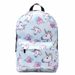 3D Printing Heart Unicorn Shoulder Bag For Girls School