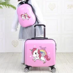Unicorn Travel Suitcase For Kids