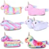 Unicorn Colorful Star And Rainbow Slippers -Unicorn Fashion 89111 7clgjr