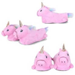 Unicorn Colorful Star And Rainbow Slippers -Unicorn Fashion 89111 udqs20