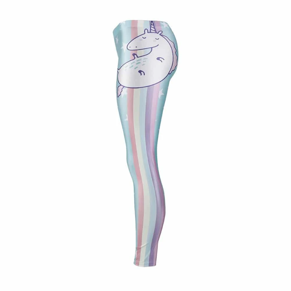 Digital Print Star Rainbow Unicorn Leggings Woman Pants 7 Digital Print Star Rainbow Unicorn Leggings Woman Pants - Image 5