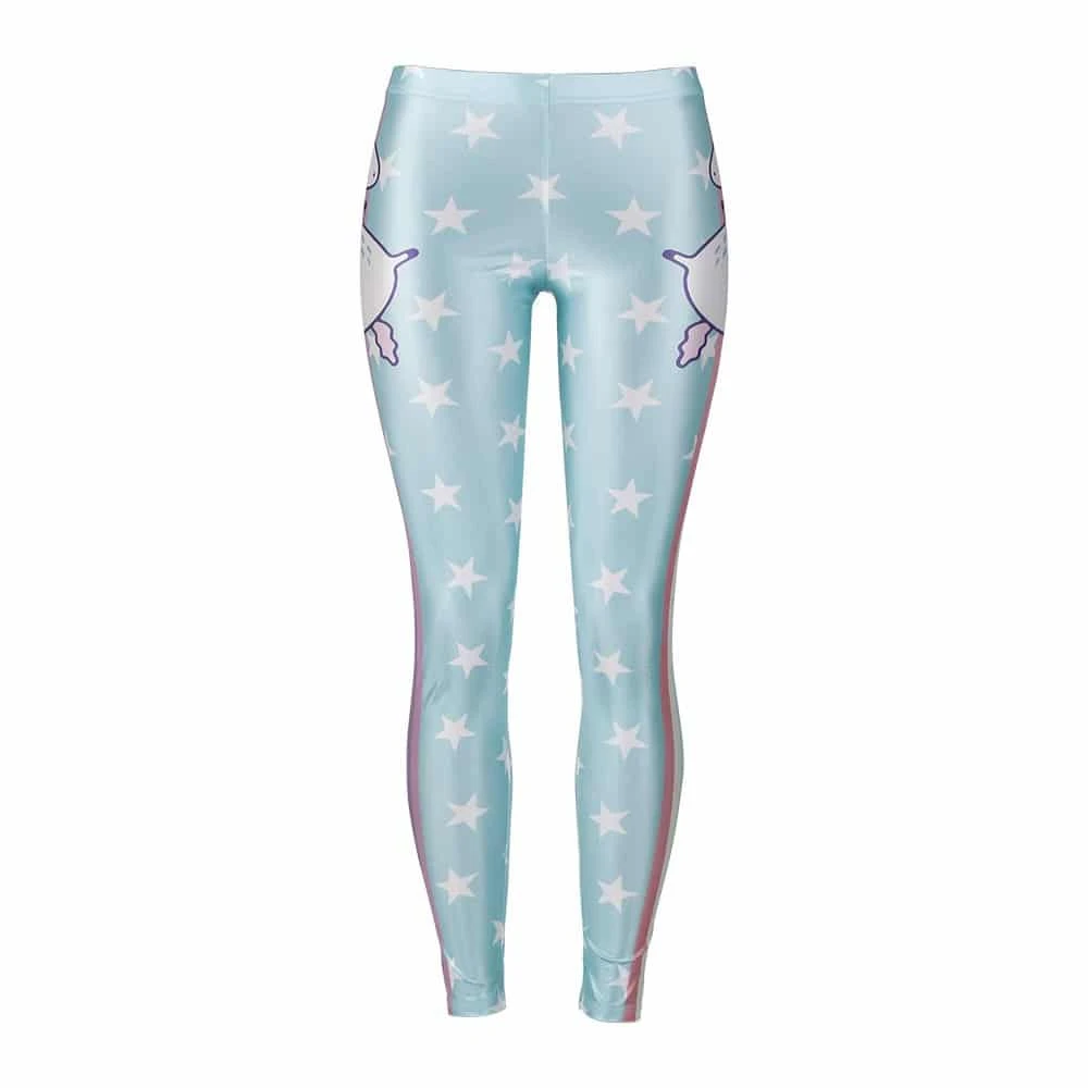 Digital Print Star Rainbow Unicorn Leggings Woman Pants 6 Digital Print Star Rainbow Unicorn Leggings Woman Pants - Image 4