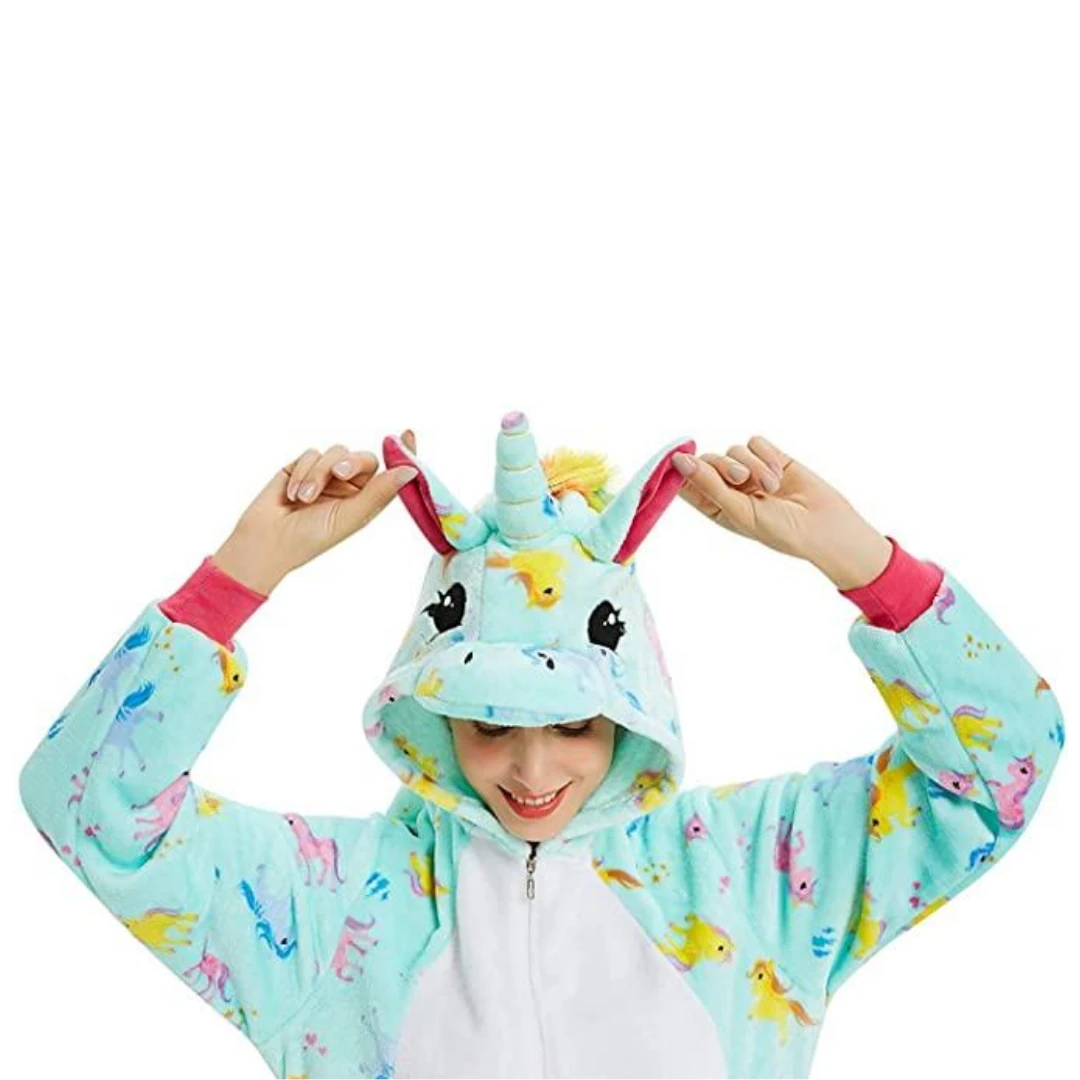 Green Unicorn Costume Onesie For Women 8 Green Unicorn Costume Onesie For Women - Image 6