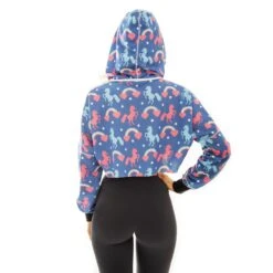Unicorn Crop Top Hoodie 7 Unicorn Crop Top Hoodie -Unicorn Fashion 9003 008ef5