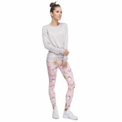 Unicorns Printing Elegant Leggings High Waist Woman Pants -Unicorn Fashion 9038 18b250