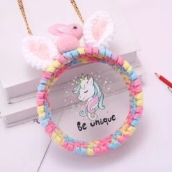 Unicorn Summer Hand-Knitting Transparent Bag -Unicorn Fashion 91803 k44vcd