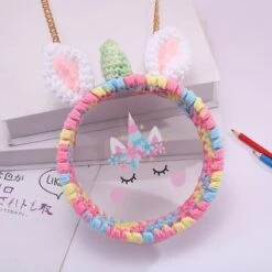 Unicorn Summer Hand-Knitting Transparent Bag -Unicorn Fashion 91803 mnheoh
