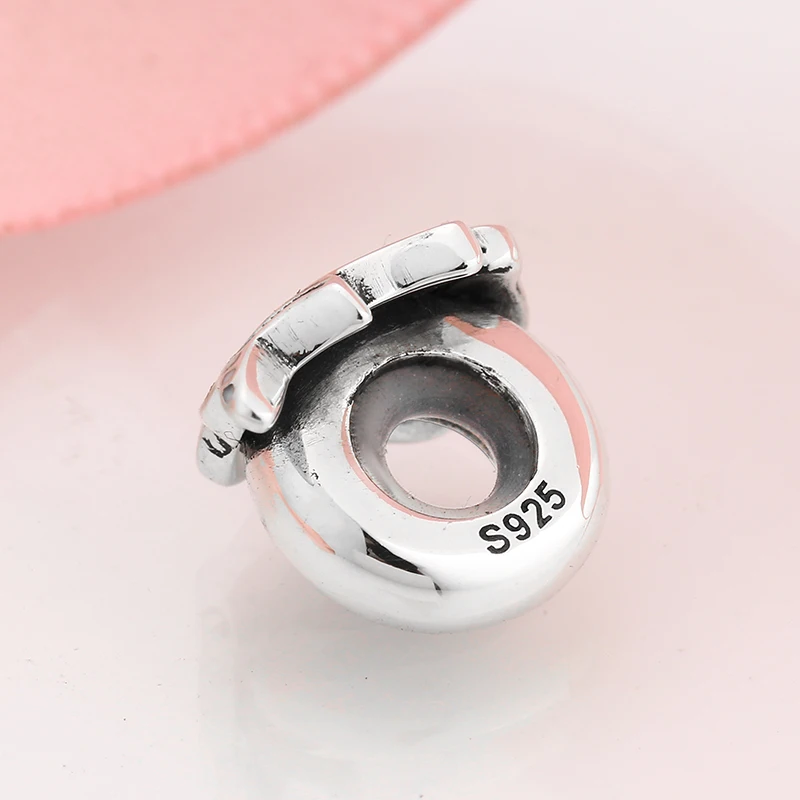 925 Sterling Silver Adorable Unicorn Blue And White Enamel Bead 4 925 Sterling Silver Adorable Unicorn Blue And White Enamel Bead - Image 2