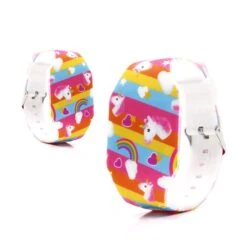 Unicorn Luminous LED Rubber Watch For Kids -Unicorn Fashion 93227 wjclun