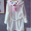 Pure White Unicorn Bathrobe 1 Pure White Unicorn Bathrobe -Unicorn Fashion 94899 1itixh
