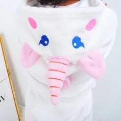 Pure White Unicorn Bathrobe -Unicorn Fashion 94899 txsxob