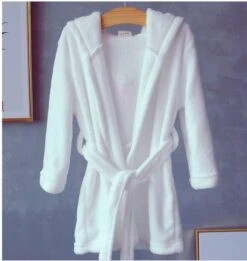 Pure White Unicorn Bathrobe -Unicorn Fashion 94899 vjembs
