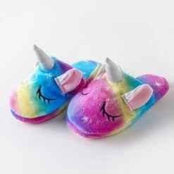 Unicorn Holographic Rainbow Soft Slippers 10 Unicorn Holographic Rainbow Soft Slippers -Unicorn Fashion 95599 um6faz
