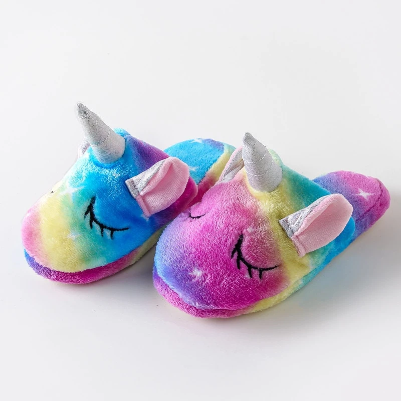 Unicorn Holographic Rainbow Soft Slippers 5 Unicorn Holographic Rainbow Soft Slippers - Image 3