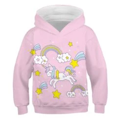 Fashionable Unicorn Pullover Hoodie -Unicorn Fashion 95965 53mjve
