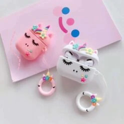 Colorful Floral Unicorn Airpods Case -Unicorn Fashion 96225 y5ldtz