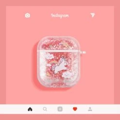 Bling Bling Liquid Unicorn Airpods Case -Unicorn Fashion 96329 gnrnac