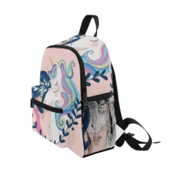 Unicorn Lovely Unique Printing Designed Backpack For Girls -Unicorn Fashion ALAZA 9 Style Unicorn Printing Backpack For Girls School Bag Kindergarten Backpack 3 8 Years Old 1