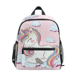 Unicorn Lovely Unique Printing Designed Backpack For Girls -Unicorn Fashion ALAZA 9 Style Unicorn Printing Backpack For Girls School Bag Kindergarten Backpack 3 8 Years Old 10