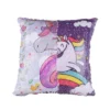 Double Side Printed Sequins Reversible Unicorn Pillow Case 1 Double Side Printed Sequins Reversible Unicorn Pillow Case -Unicorn Fashion Animal Double Side Printed Sequins Pillow Case Reversible Unicorn Pattern Cushion Cover Pillow Sofa Waist Throw