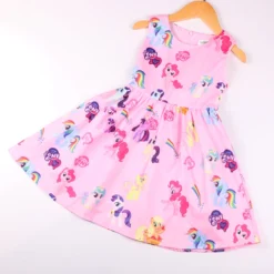 Unicorn Fashion 23 Unicorn Fashion -Unicorn Fashion Baby Girl Summer Dress High Grade Princess Fancy Kids Clothes Vestidos for Birthday Party Costume Cosplay 1