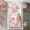 Baby Unicorn Crib Bedding Set – Unicorn Nursery Baby Bedding -Unicorn Fashion Baby Unicorn Crib Bedding Set