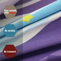 Unicorn Rose Floral Bedding Set -Unicorn Fashion BeddingOutlet Cartoon Unicorn Kids Bedding Set Rose Floral Duvet Cover Stars Girly Home Textiles Purple Bedclothes 2